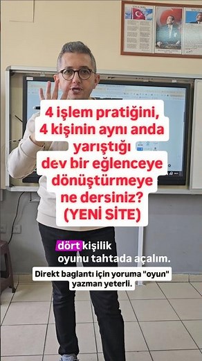 ​4 Kişilik Takımını Kur, 4 İşlemi Oyuna Çevir!