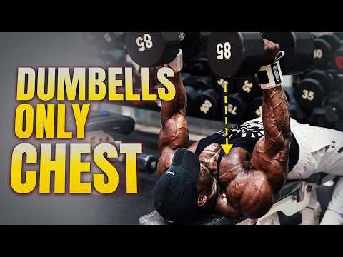 Your Chest Will EXPLODE After These 4 Exercises ( Dumbells Only )
