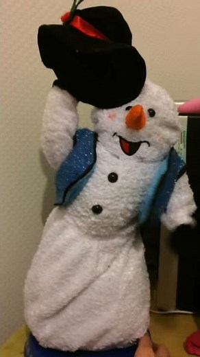Rare Snowflake Spinning Snowman Knockoff