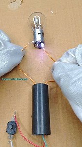 What happens when apply 11kv to Tungsten Bulb | #dcmotor #tech #facebookreel #electronicproject #experiment | Creative SJM Experiment