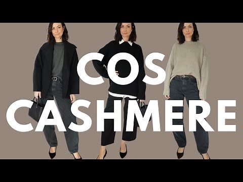 Trying & Styling COS Cashmere Sweaters...
