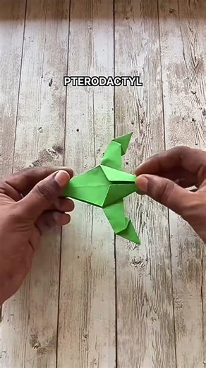 The ultimate 3D Pterodactyl origami tutorial 📄😌