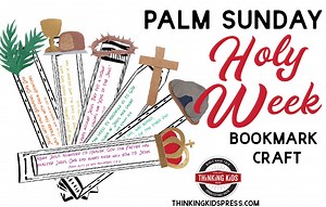 Palm Sunday Holy Week Bookmarks