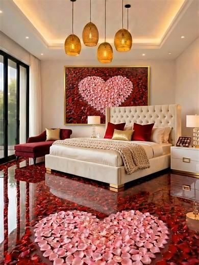 Valentine Rose Epoxy Floor Reveal: Stunning Bedroom Design