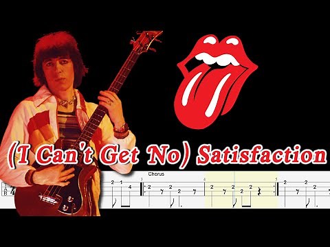 The Rolling Stones - (I Can't Get No) Satisfaction (Official Bass Tabs) By Bill Wyman