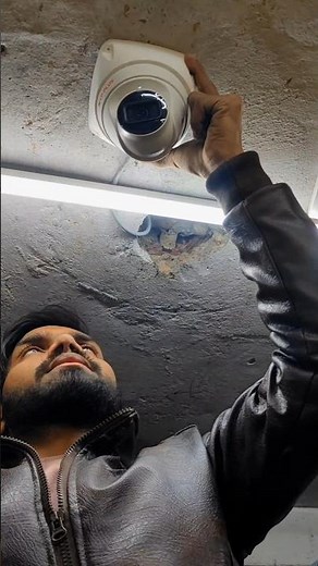 CCTV Camera Installation | Clean Dome Camera Setup #shorts