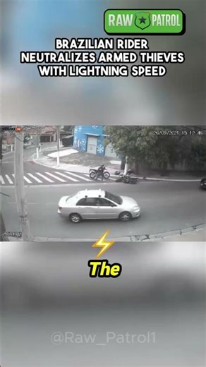 Brazilian Rider Neutralizes Armed Thieves With Lightning Speed