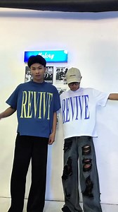 Revive. // V2 Logo Tee Size - M / L / XL Price - 58,000 MMK Available In 3 Colors #malory #revive #fashion #ootd | Malory