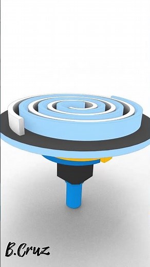 Why Modern ACs are So Quiet (Scroll Mechanism Animation) #mechanism #machinist #mechanic