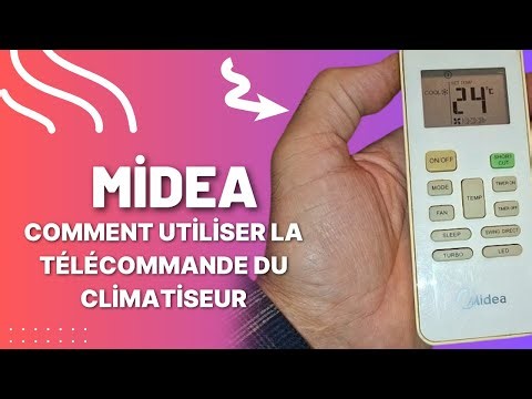 Midea: How to use the air conditioner remote control