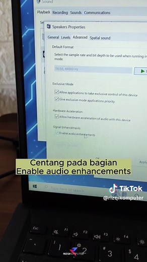 Cara mengatasi suara laptop kecil meski volume sudah full