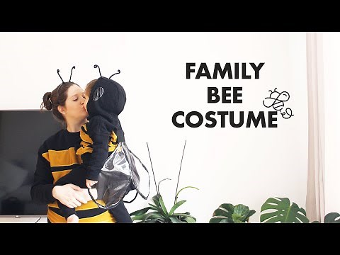 How to make bee costume for all the family | sewing time-lapse