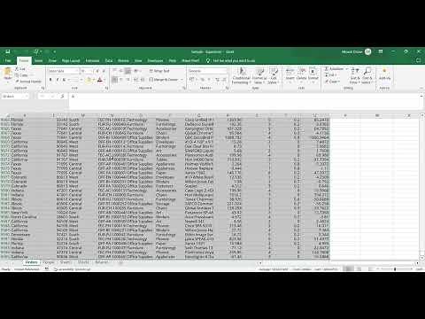 How to Create Tables in Excel - Excel Tutorial for Beginners