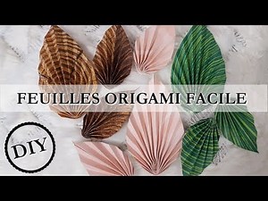 DIY : Feuilles origami Facile