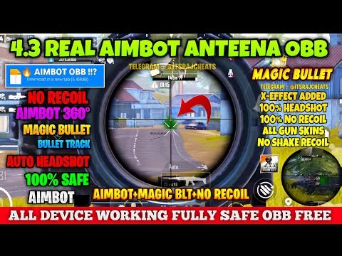 BGMI 4.3 AIMBOT OBB 🔥 | BGMI 4.3 NO RECOIL CONFIG | MAGIC BULLET + ANTENNA 😈