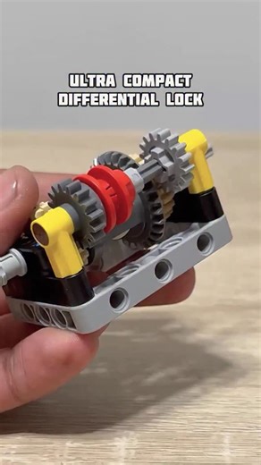 Ultra Compact Differential Lock #lego #legotechnic #mechanical #mechanism #technic #engineering #creative #legofan | Bricks Master Builders