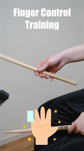 力んで速く叩けない方へ/Finger Control Training #ドラム #初心者向け #ドラムレッスン