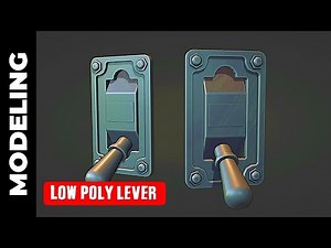BLENDER: OLD LEVER MODELING