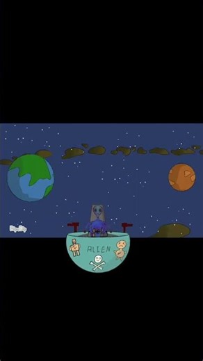 Alien attack 🚀. #hardtoonz