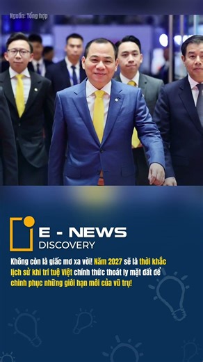 2027 will be a historic moment when Vietnamese intelligence officially transcends the Earth to co...