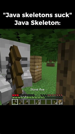 Since when do Java skeletons have Aimbot?