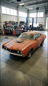 The Snake Awakens: 1970 Ford Torino Cobra Full Restoration. 🐍🔥 #fordtorino #cobrajet #classiccarrestoration #v8sound | Muscle Resurrection