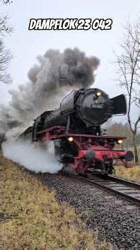 23 042 – Volldampf, Winterluft und Auspuffschläge pur! 🚂❄️