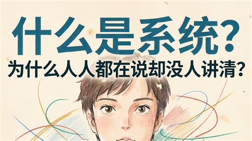 什么是系统？为什么这个词人人都在用，却很少有人真正讲清？