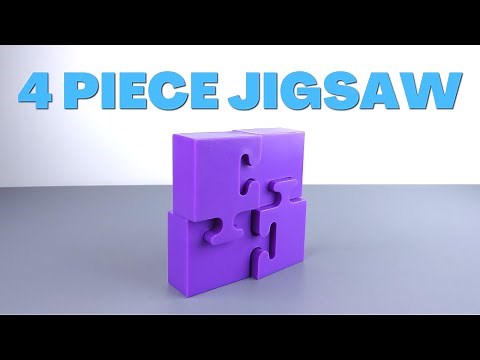 4 Piece Jigsaw Puzzle - Binary Arts - ThinkFun - Solution Tutorial