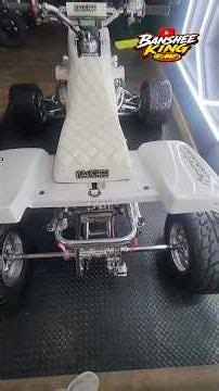 The Cleanest White Yamaha Banshee on the Planet? ⚪️ #quadlife #custombanshee #2strokesound