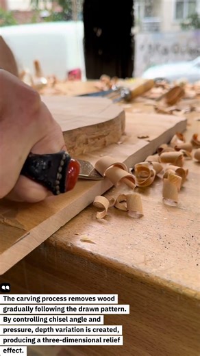 Hand Carved Floral Wood Art | Traditional Wood Carving Process
