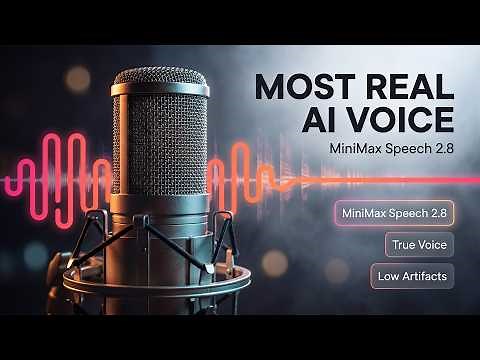 The Most ‘Real’ AI Voice I've Heard | MiniMax Speech 2.8