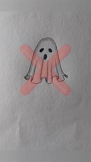 Do vs don't ( ghost drawing)✨️ #art #drawing #shorts #viral #trending #sketch