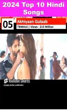 Bollywood Top 10 Hindi Songs 2024