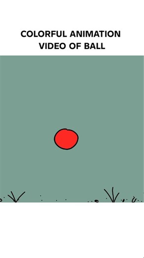 COLORFUL ANIMATION VIDEO OF BALL ⚽ #shorts #anime #animation