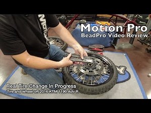 Quick & Easy! Motion Pro BeadPro™ Tire Bead Breaker and Lever Tool Set from ‪@MotoCityTV‬