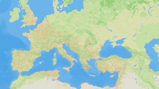 Casi 300.000 km de vías para unir un imperio: el mapa más completo de las calzadas romanas