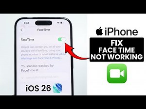 [iOS 26] How to Fix iPhone Face Time Not Working Problem