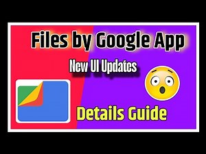 New UI of Files by Google App|Files by Google App Recents Updates