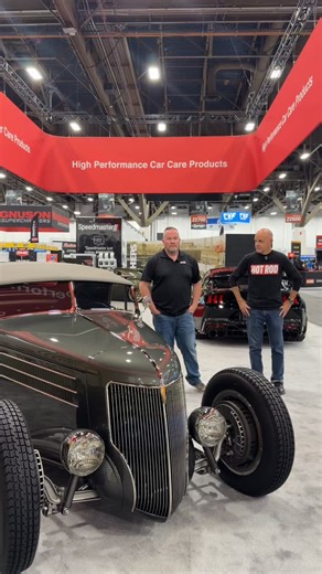 HOT ROD on Instagram: "The 1936 Ford Roadster that claimed America’s Most Beautiful Roadster at the Grand National Roadster Show is live on the floor. Every line, every curve, every inch of that 312 wideblock screams precision and timeless style. This isn’t just a car — it’s a masterclass in craftsmanship. 👉 Full coverage on HOTROD.com #SEMA 2025"