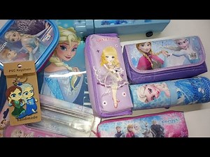Disney Frozen doll theme collection pencil box, tiffin box, geometry box, water bottle