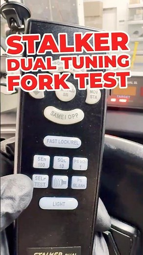 STALKER DUAL TUNING FORK TEST #police #policeradar #tuningforks #stalker2 #stalkerradar
