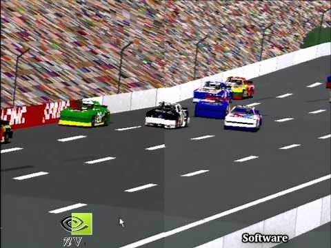 3D Acceleration Comparison Ep5: NASCAR Racing - Nvidia NV1/Matrox Millennium/SVGA software