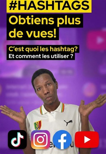 C’est quoi les hashtag #️⃣ et comment les utiliser #techpoular224 #hastags #tag #tiktoktag