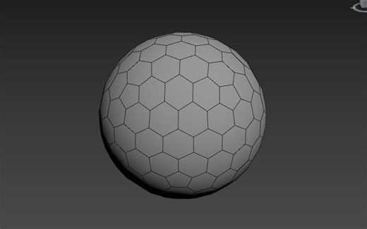 如何用3dmax制作蜂巢/六边形球