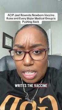 ACIP Just Rewrote Newborn Vaccine Rules and Every Major Medical Group Is Pushing Back