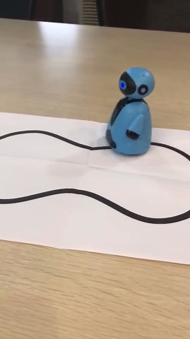 Innovative Sensor Robot Toy, LED Light Educational Interactive STEM Toy, Automatic Black line Tracking, Children can Operate it by Drawing