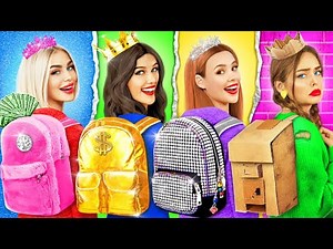 Rich vs Poor vs Giga Rich Student | Genius Rich Vs Broke Moments by RATATA BOOM