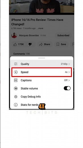 Can you watch YouTube at 4x speed? 😬