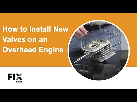 LAWN MOWER REPAIR: How to Install New Valves on an Overhead Engine | FIX.com